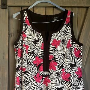 Flower print dress
